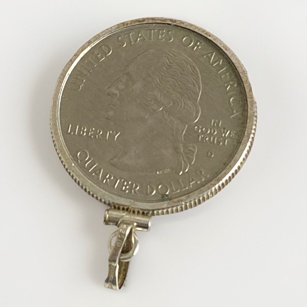 Sterling Silver Frame  Bezel 2005-1863 D West Virginia Quarter
